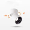 SURFACE MOUNTED FOLDING SPOTLIGHT white