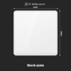 Single blank Plate 3x3