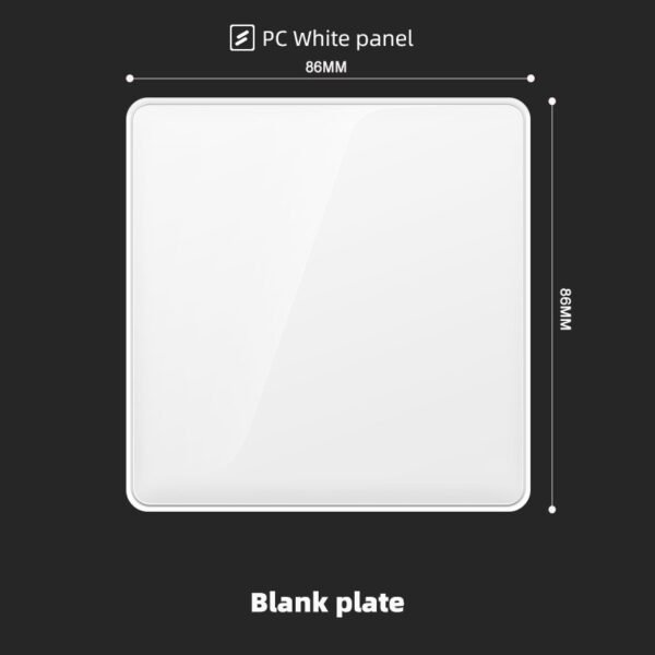 Single blank Plate 3x3