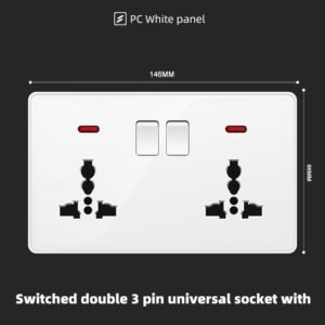 double 3 pin universal switch