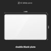 double blank plate 3x6