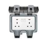 double waterproof socket